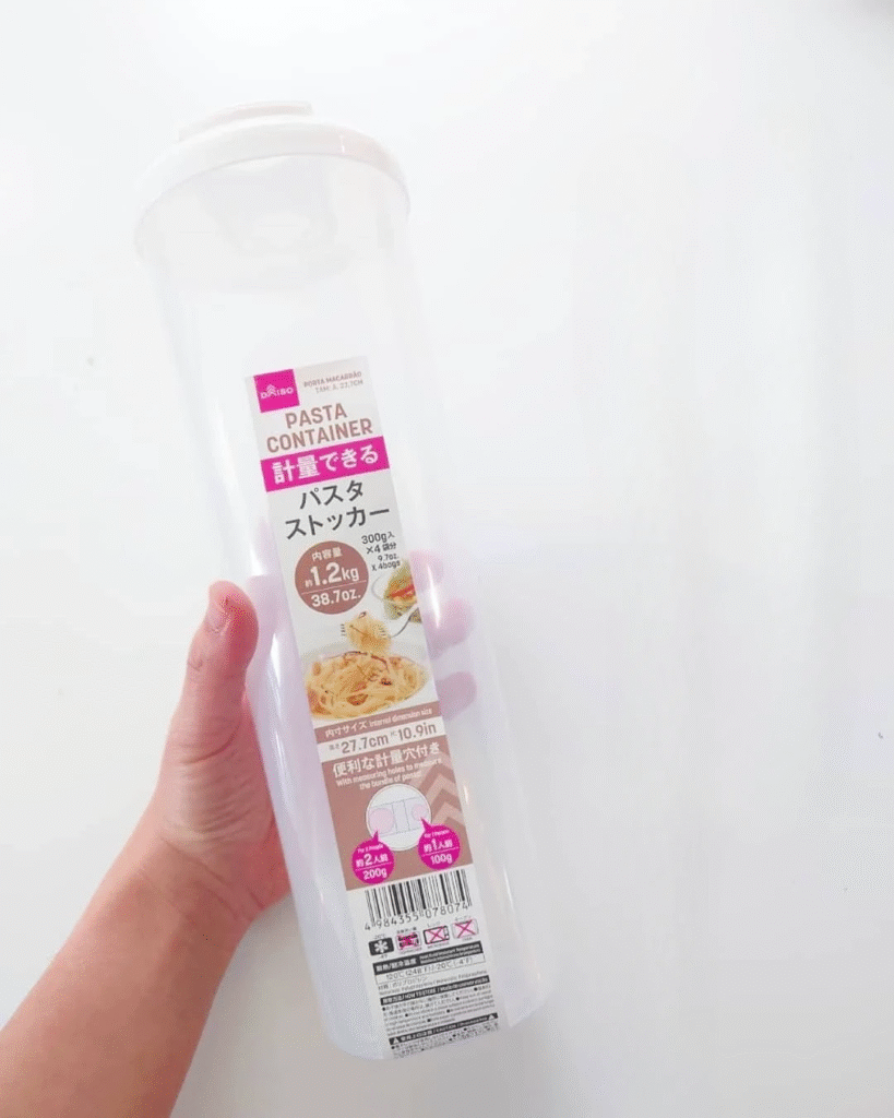 100円パスタ保存容器