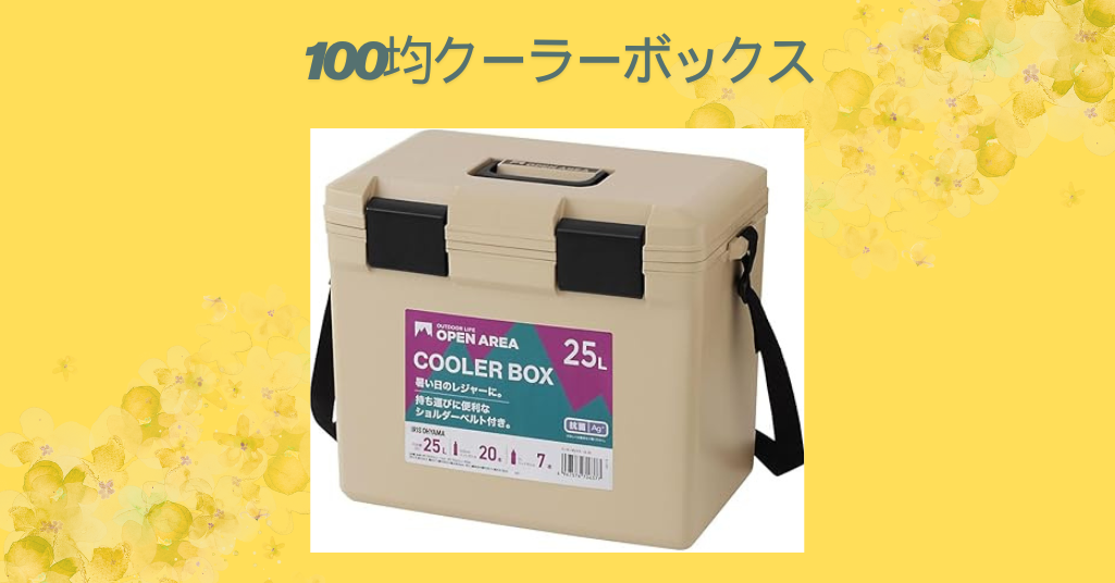 100均クーラーボックス