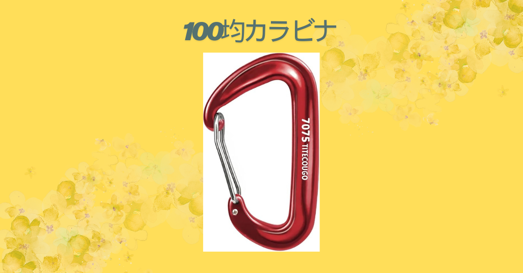 100均カラビナ