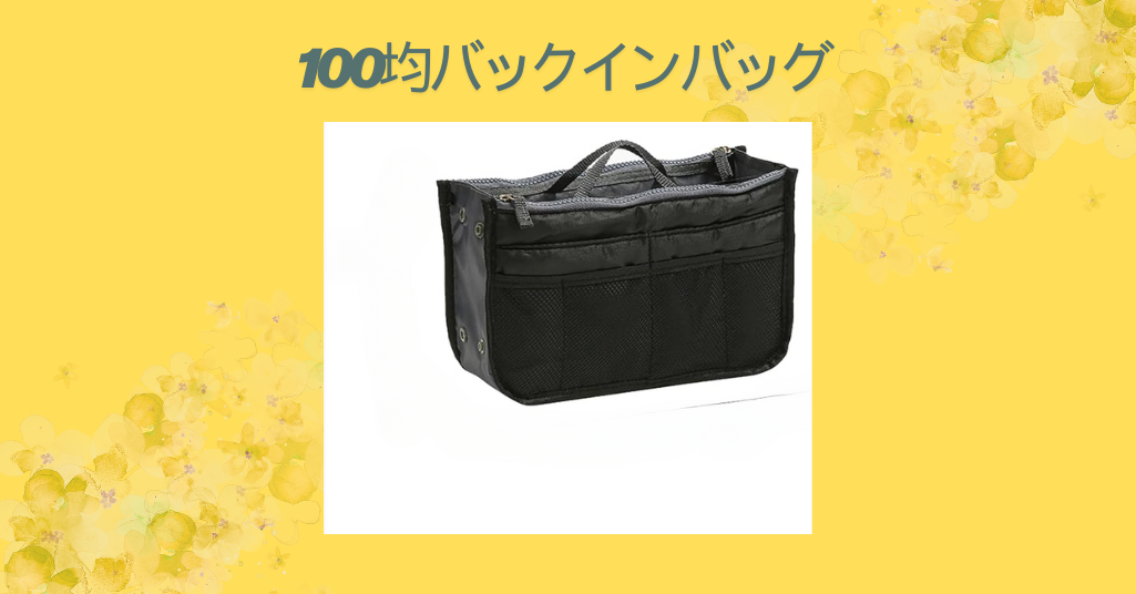 100均バックインバッグ