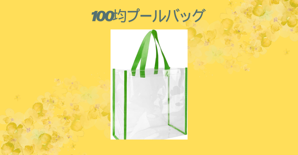 100均プールバッグ