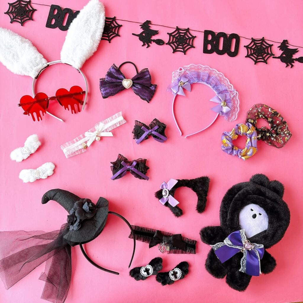 「100円ショップのハロウィングッズ」