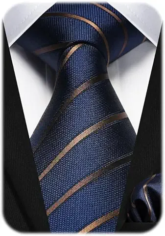 HISDERN HTC-01S Men's Formal Necktie With Square