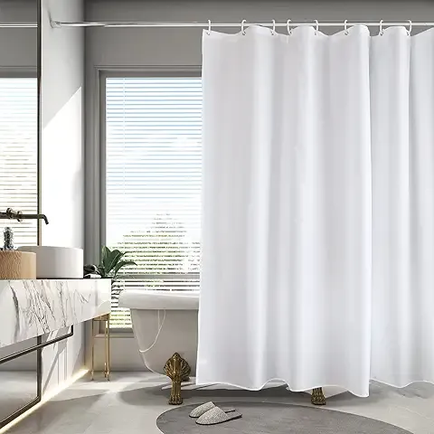 AooHome Shower Curtain with Rings